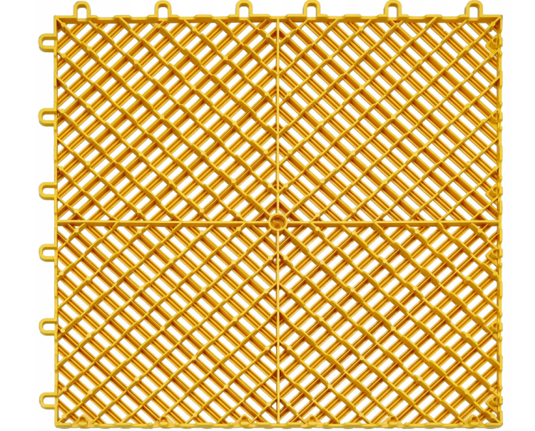 Płyta garażowa modułowa PP 40x40x1,8cm - żółta