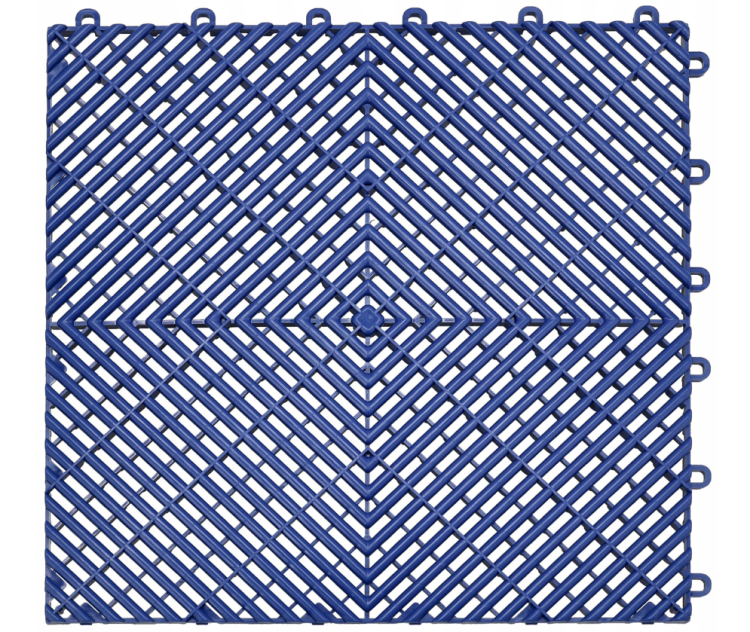 Płyta garażowa modułowa PP 40x40x1,8cm - niebieska