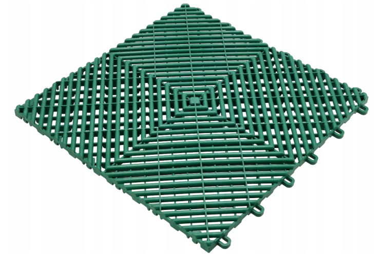 Płyta garażowa modułowa PP 40x40x1,8cm - zielona