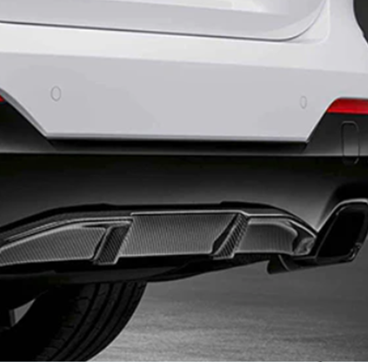 Nakładka zderzaka, MSP, tył, czarna, high gl (M Performance