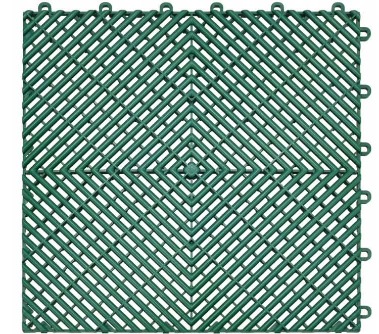 Płyta garażowa modułowa PP 40x40x1,8cm - zielona