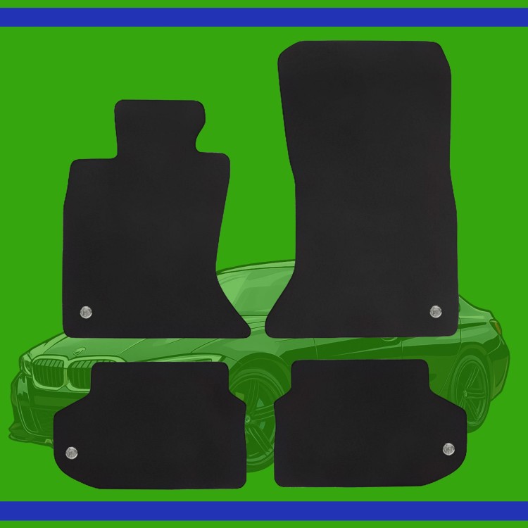 Dywaniki welurowe antracytowe pasujące do F10 LCI LHD