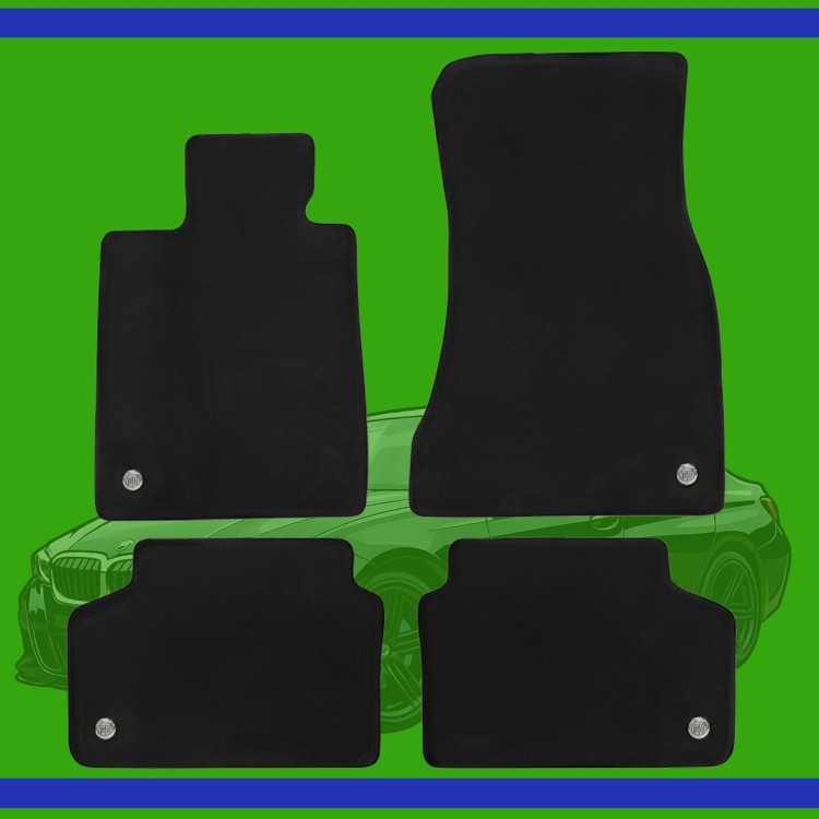 Dywaniki welurowe antracytowe pasujące do serii 7 G11 LHD