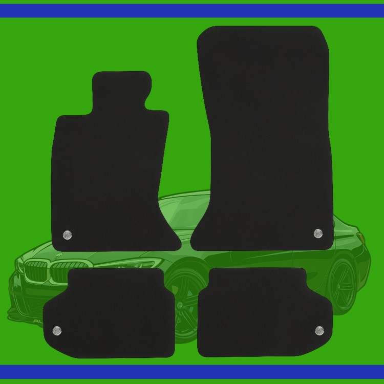 Dywaniki welurowe antracytowe pasujące do F10 LCI LHD AWD