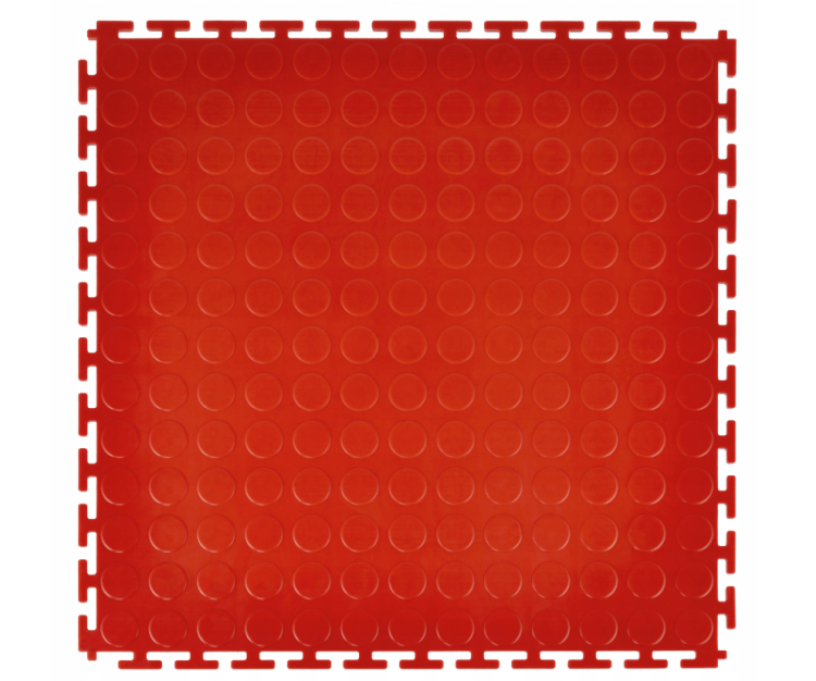 Płyta garażowa modułowa PC 50x50x0,6cm - czerwona