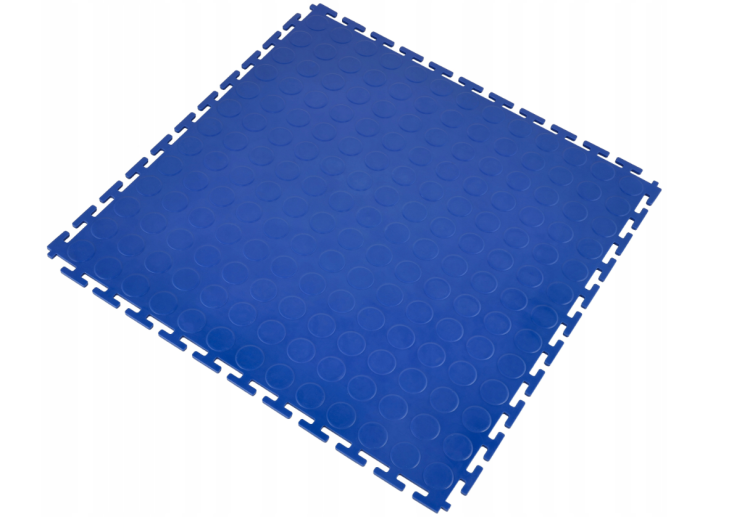 Płyta garażowa modułowa PC 50x50x0,6cm - niebieska