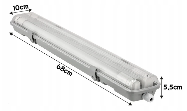 Lampa Hermetyczna LED Barwa neutralna 18W