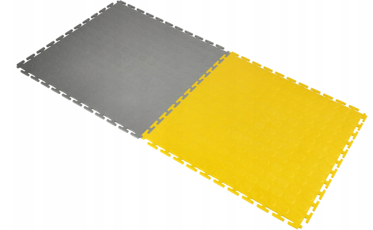 Płyta garażowa modułowa PC 50x50x0,6cm - żółta