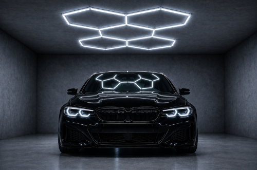 Lampa LED Hexagon do Garażu 192W – BARWA ZIMNA