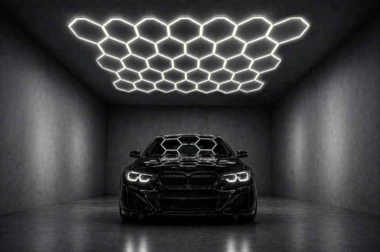 Lampa LED Hexagon do Garażu 976W – BARWA NEUTRALNA