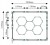 Lampa sufitowa LED Hexagon IP44 - 310W - 110 lm/W - 216 x 290cm - barwa zimna